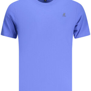 US GRAND Herren-T-Shirt mit kurzen Ärmeln, blau
