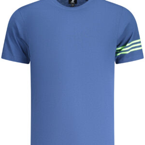 US GRAND Herren-T-Shirt mit kurzen Ärmeln, blau
