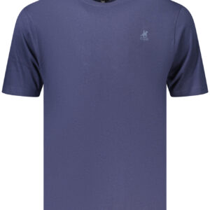 US GRAND Herren-T-Shirt mit kurzen Ärmeln, blau