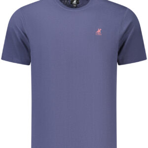 US GRAND Herren-T-Shirt mit kurzen Ärmeln, blau