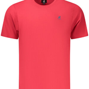 US GRAND Herren-T-Shirt mit kurzen Ärmeln, rot