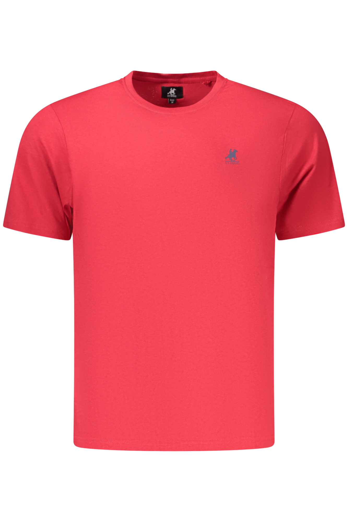 US GRAND Herren-T-Shirt mit kurzen Ärmeln, rot