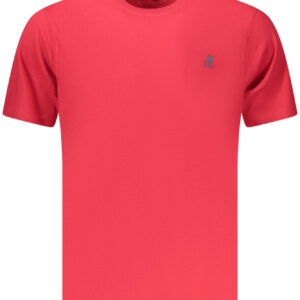 US GRAND Herren-T-Shirt mit kurzen Ärmeln, rot