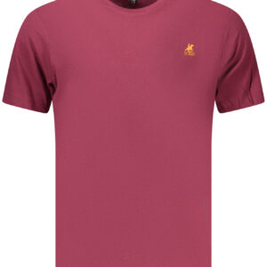US GRAND Herren-T-Shirt mit kurzen Ärmeln, rot