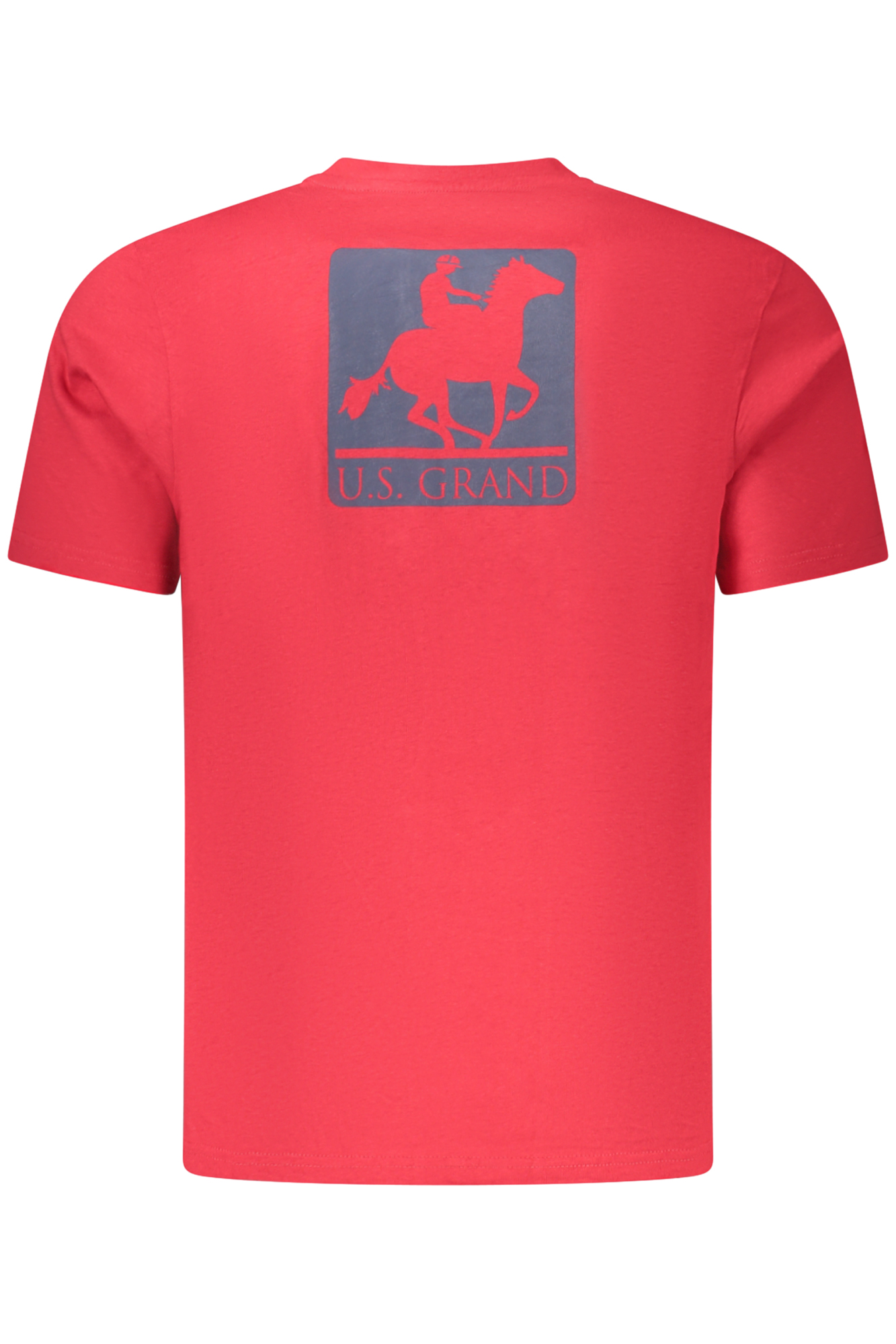 US GRAND Herren-T-Shirt mit kurzen Ärmeln, rot – Bild 2