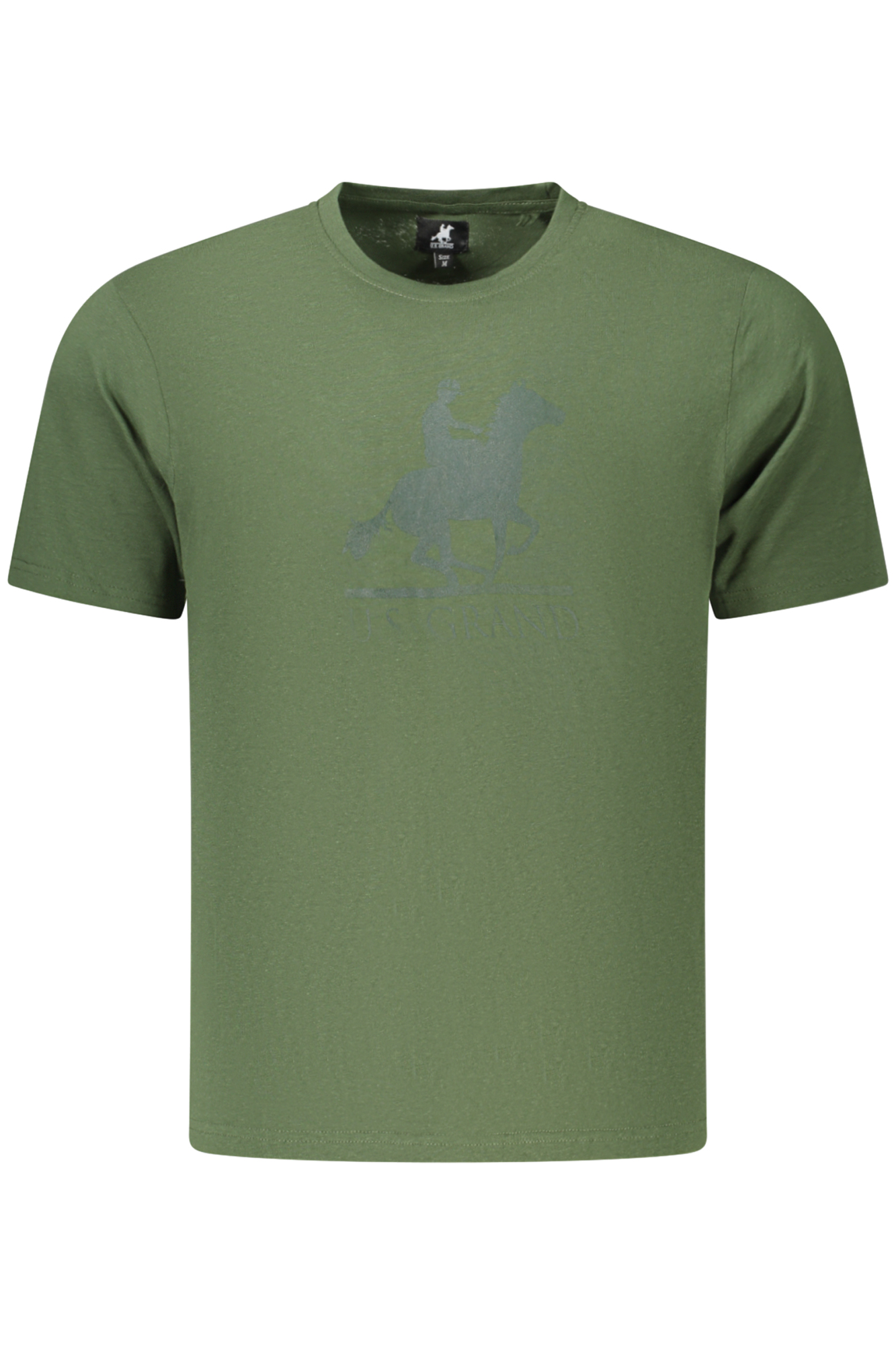 US GRAND Herren-T-Shirt mit kurzen Ärmeln, grün