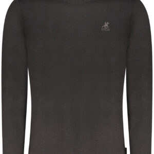 US GRAND Herren Langarm-T-Shirt, schwarz
