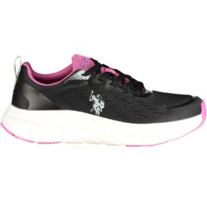 US POLO ASSN. SCHWARZE DAMEN-SPORTSCHUHE