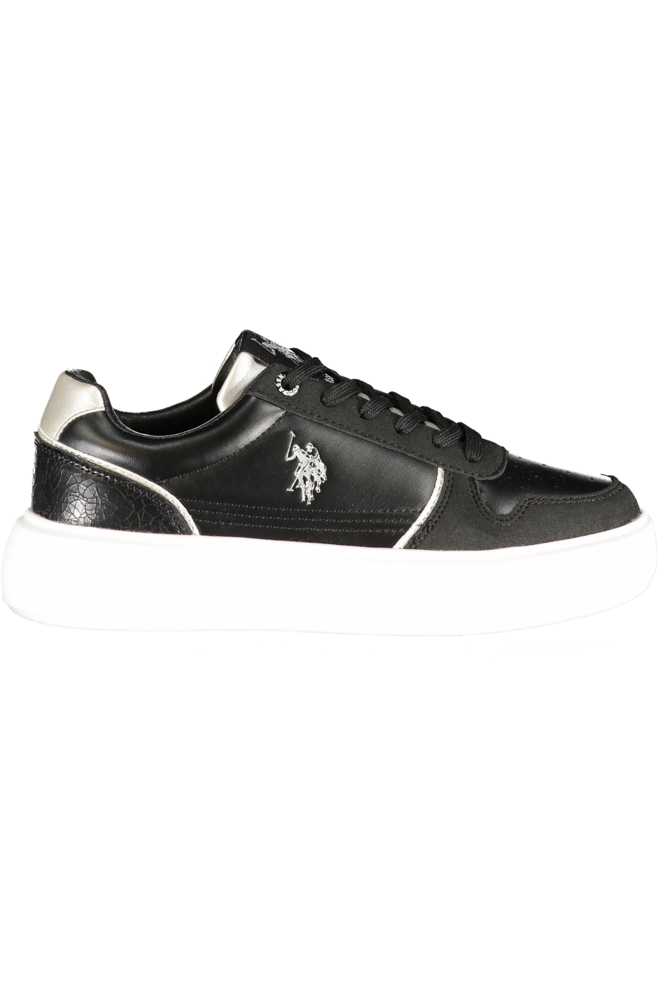 US POLO ASSN. SCHWARZE DAMEN-SPORTSCHUHE