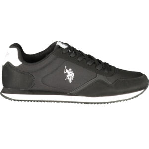 US POLO ASSN. SCHWARZE HERREN-SPORTSCHUHE