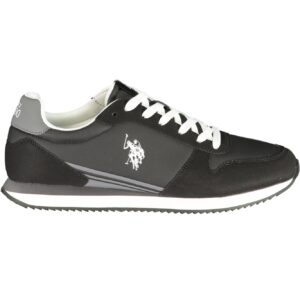 US POLO ASSN. SCHWARZE HERREN-SPORTSCHUHE