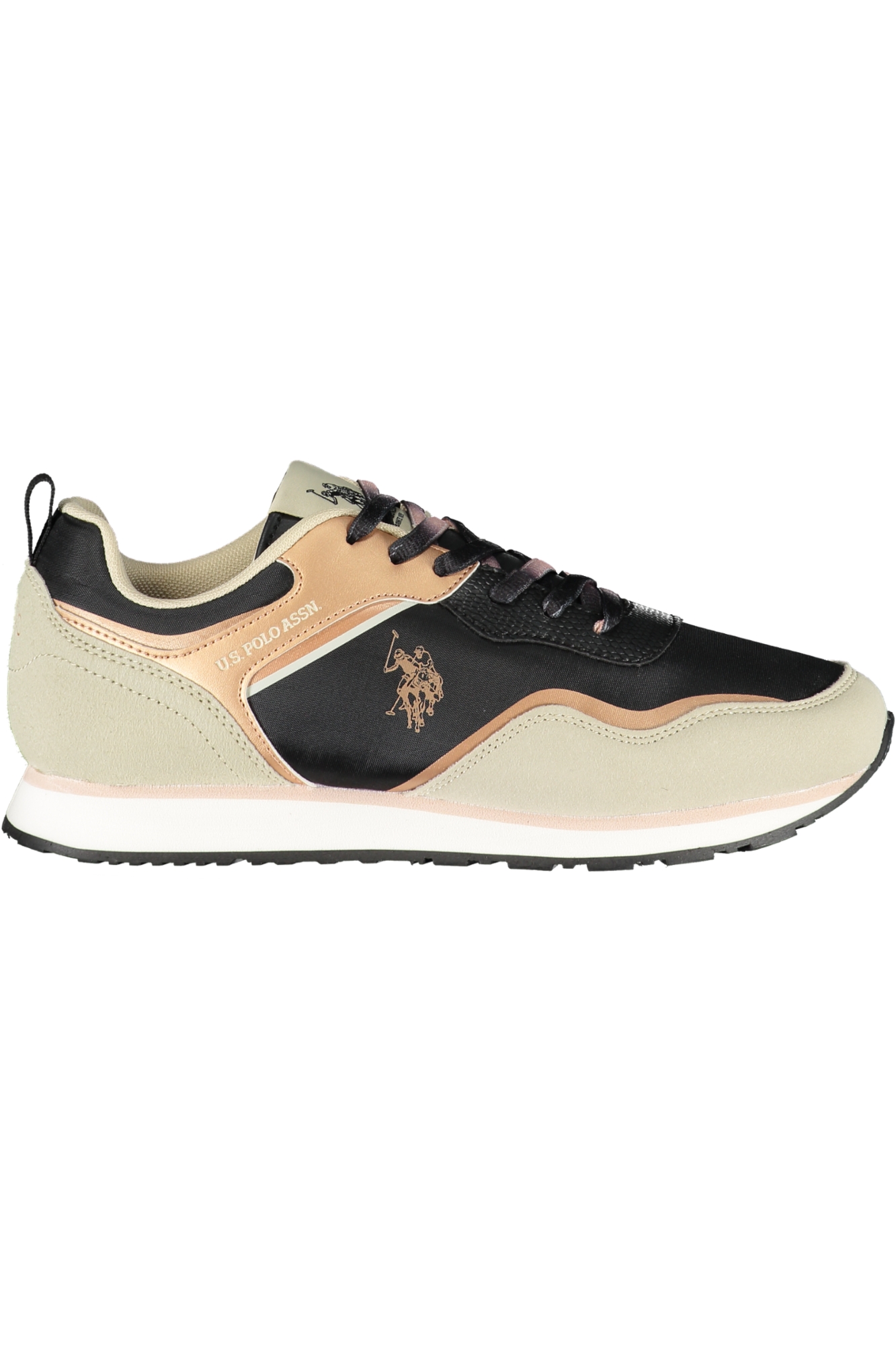US POLO ASSN. SCHWARZE DAMEN-SPORTSCHUHE
