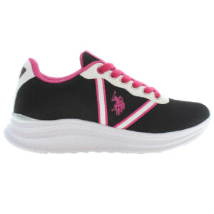 US POLO ASSN. SCHWARZE DAMEN-SPORTSCHUHE