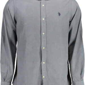 US POLO ASSN. Herren Langarmshirt, blau