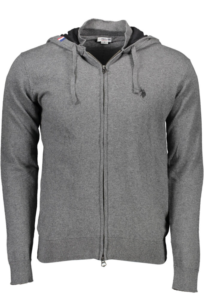 US POLO ASSN. GRAUER HERREN-CARDIGAN