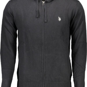 US POLO ASSN. Herren-Strickjacke, schwarz