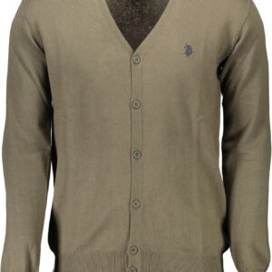 US POLO ASSN. GRÜNER HERREN-CARDIGAN