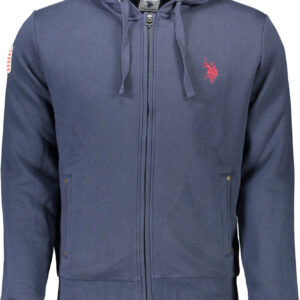 US POLO ASSN. Herren-Sweatshirt mit Reißverschluss, blau