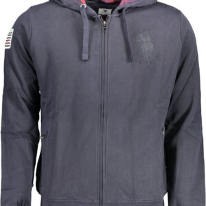US POLO ASSN. Herren-Sweatshirt mit Reißverschluss, blau