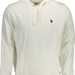 US POLO ASSN. Herren-Sweatshirt mit Reißverschluss, weiß