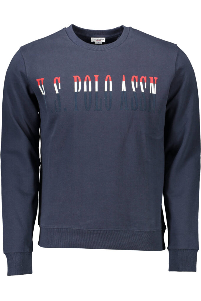 US POLO ASSN. Herren-Sweatshirt mit Reißverschluss, blau