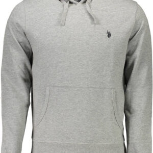 US POLO ASSN. Herren-Sweatshirt mit Reißverschluss, grau
