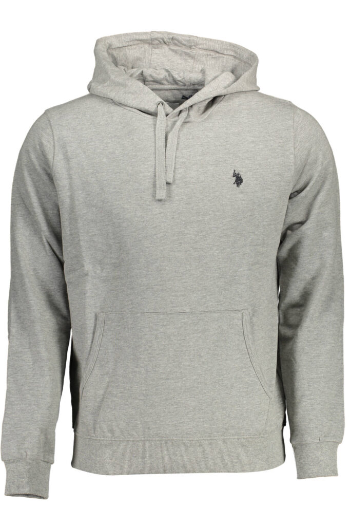 US POLO ASSN. Herren-Sweatshirt mit Reißverschluss, grau
