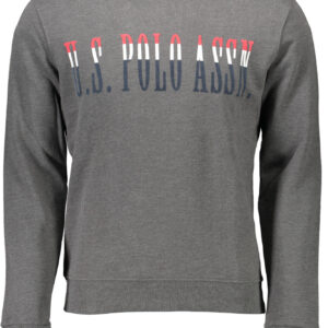 US POLO ASSN. Herren-Sweatshirt mit Reißverschluss, grau