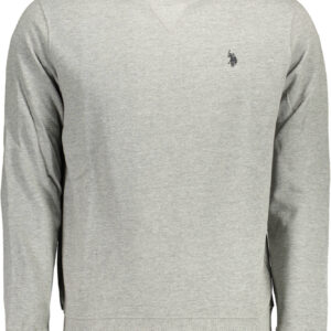 US POLO ASSN. Herren-Sweatshirt mit Reißverschluss, grau