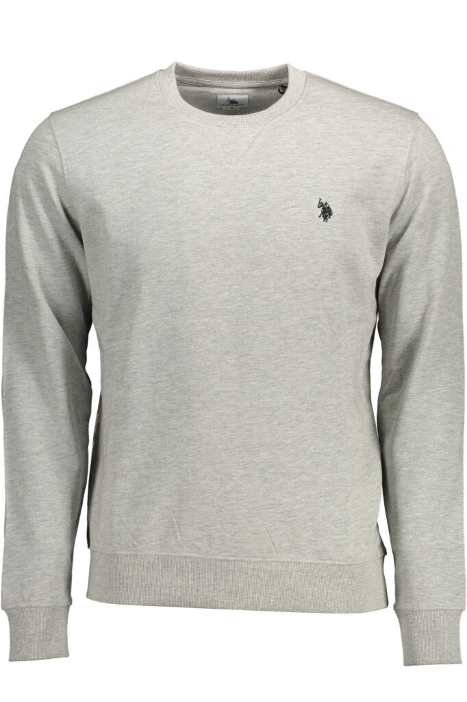 US POLO ASSN. Herren-Sweatshirt mit Reißverschluss, grau