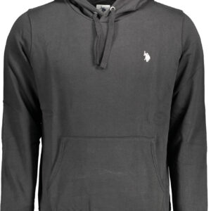 US POLO ASSN. Herren-Sweatshirt, schwarz, mit Reißverschluss