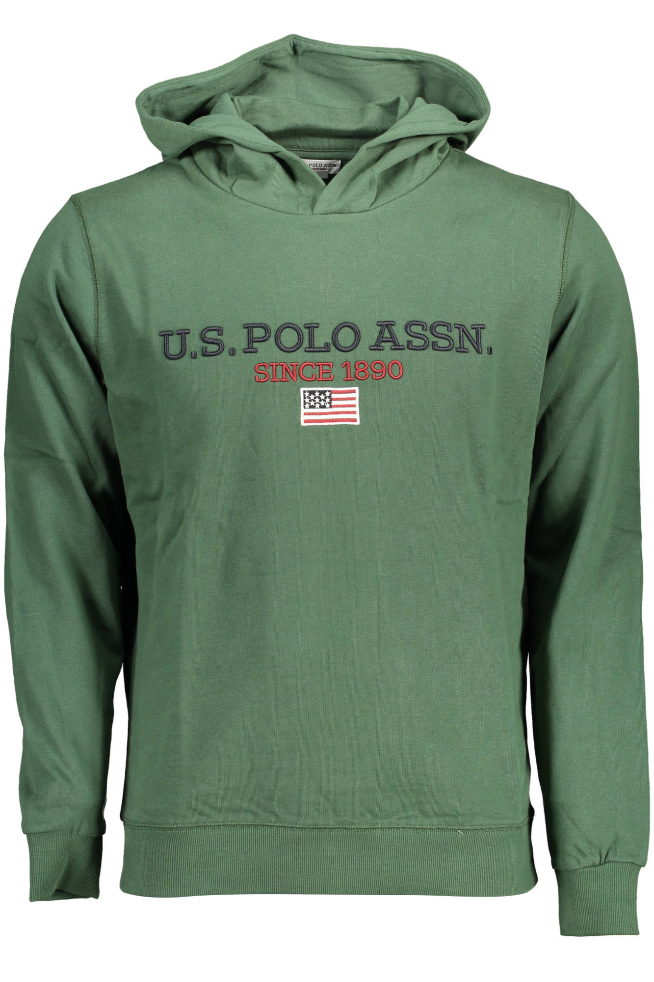 US POLO ASSN. Herren-Sweatshirt mit Reißverschluss, grün