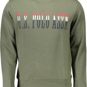 US POLO ASSN. Herren-Sweatshirt mit Reißverschluss, grün