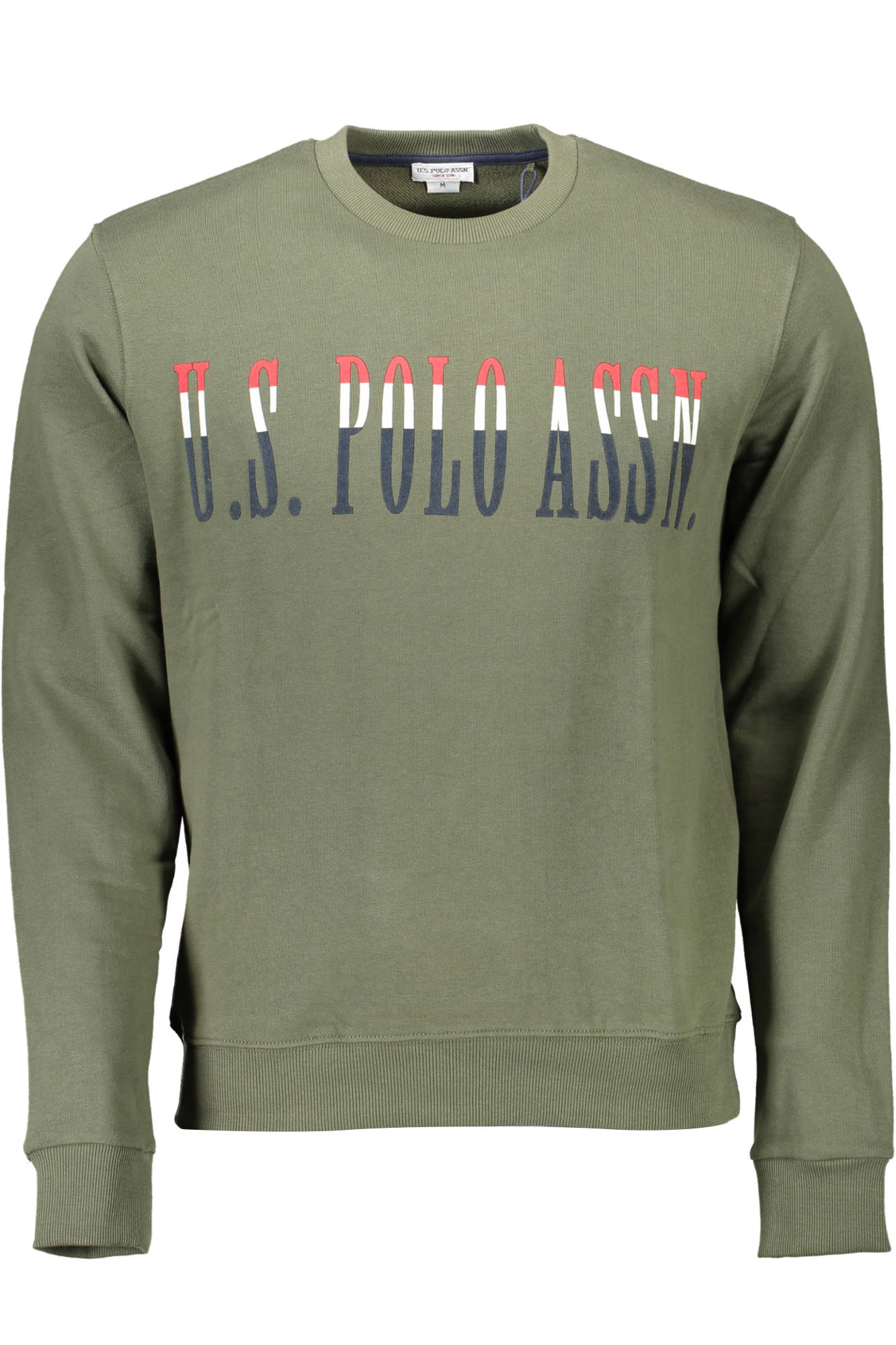 US POLO ASSN. Herren-Sweatshirt mit Reißverschluss, grün