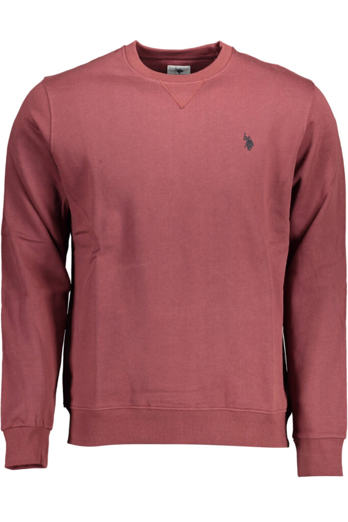 US POLO ASSN. Herren-Sweatshirt mit Reißverschluss, lila,