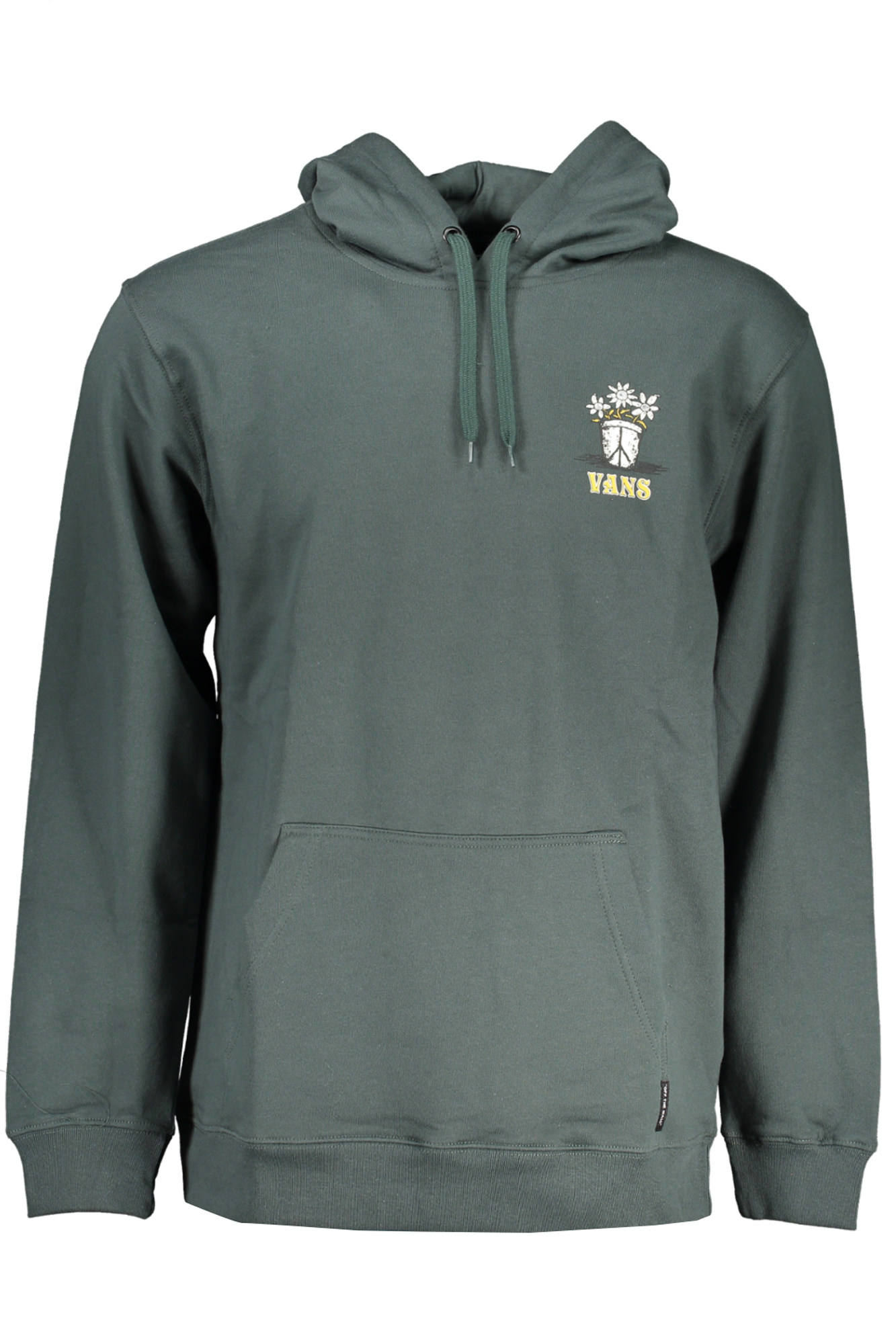 VANS GRÜNES HERREN-SWEATSHIRT MIT REISSVERSCHLUSS