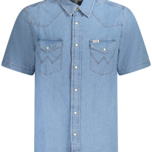 WRANGLER KURZARMHEMD HERREN BLAU