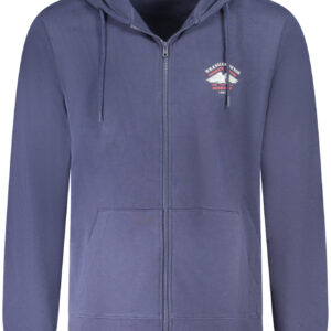 WRANGLER HERREN SWEATSHIRT MIT ZIP-UP BLAU