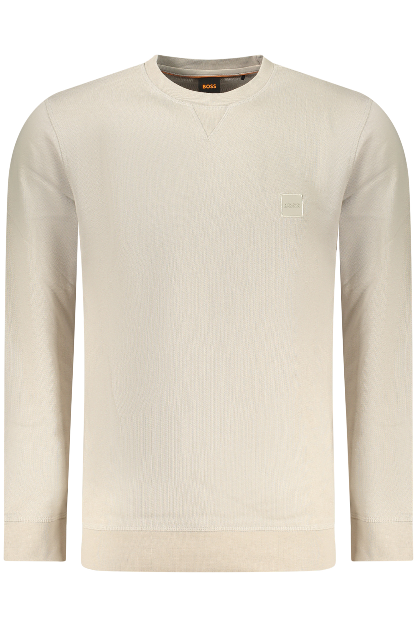 BOSS Herren-Sweatshirt mit Reißverschluss, Beige