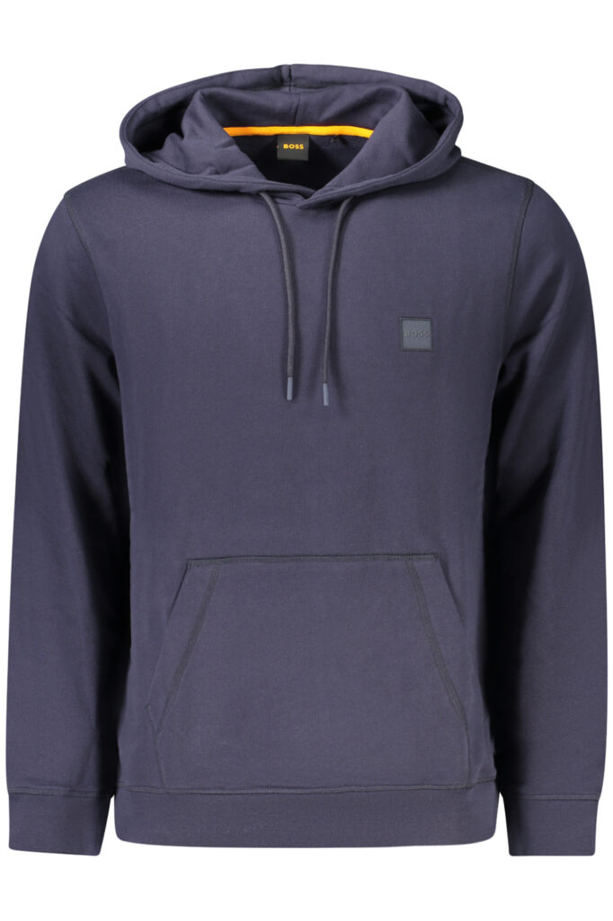 BOSS Herren-Sweatshirt mit Reißverschluss, Blau