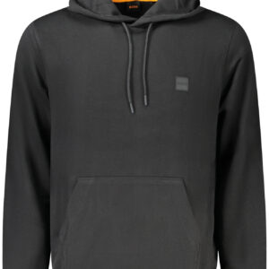 BOSS HERREN-SWEATSHIRT MIT REISSVERSCHLUSS SCHWARZ