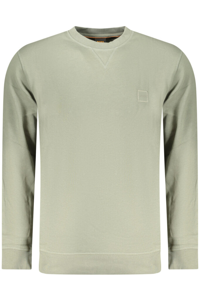 BOSS Herren-Sweatshirt mit Reißverschluss, Grün