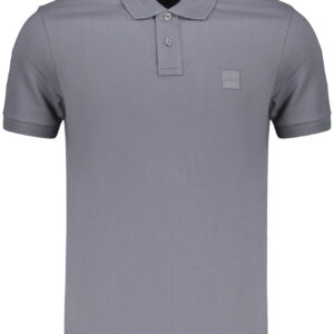 BOSS Herren-Poloshirt mit kurzen Ärmeln, blau