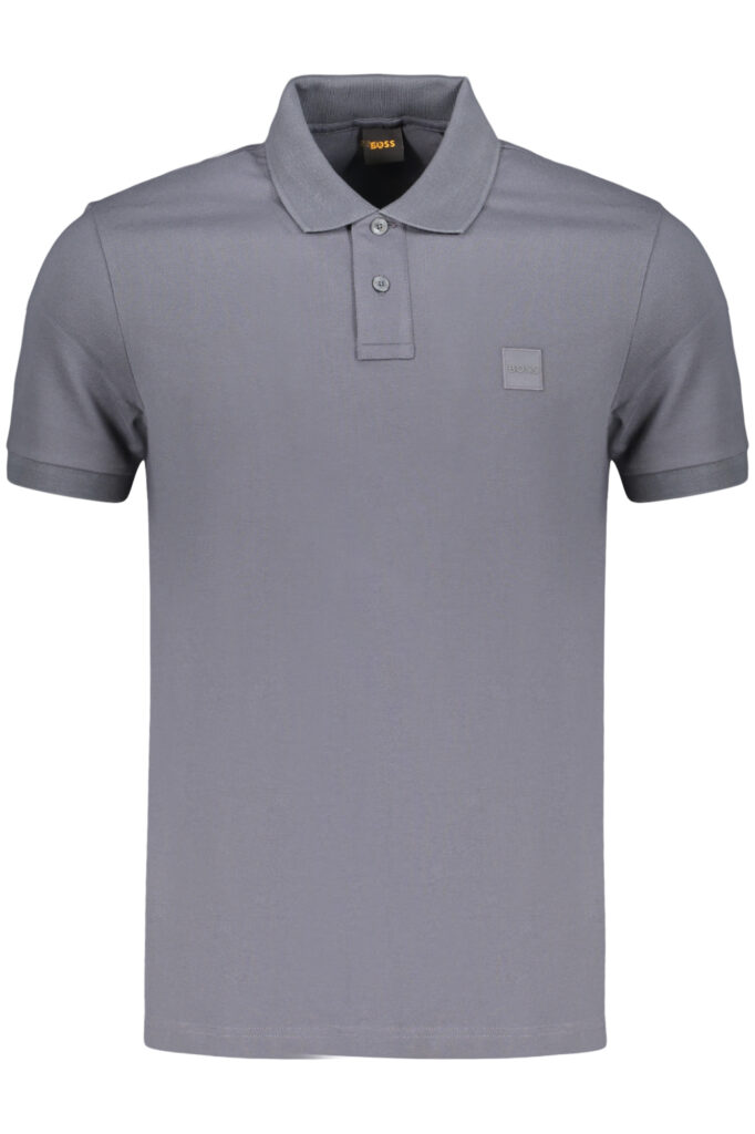 BOSS Herren-Poloshirt mit kurzen Ärmeln, blau