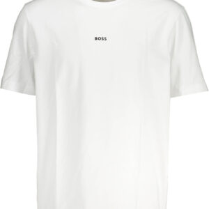 BOSS KURZARM T-SHIRT HERREN WEISS