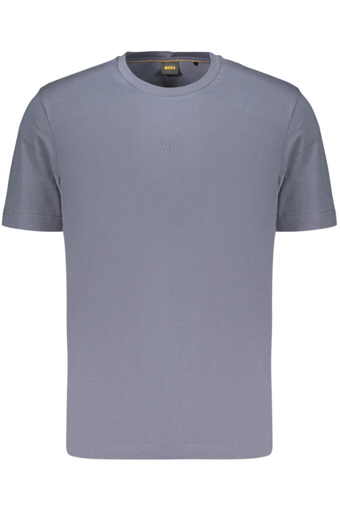 BOSS Herren-T-Shirt mit kurzen Ärmeln, blau