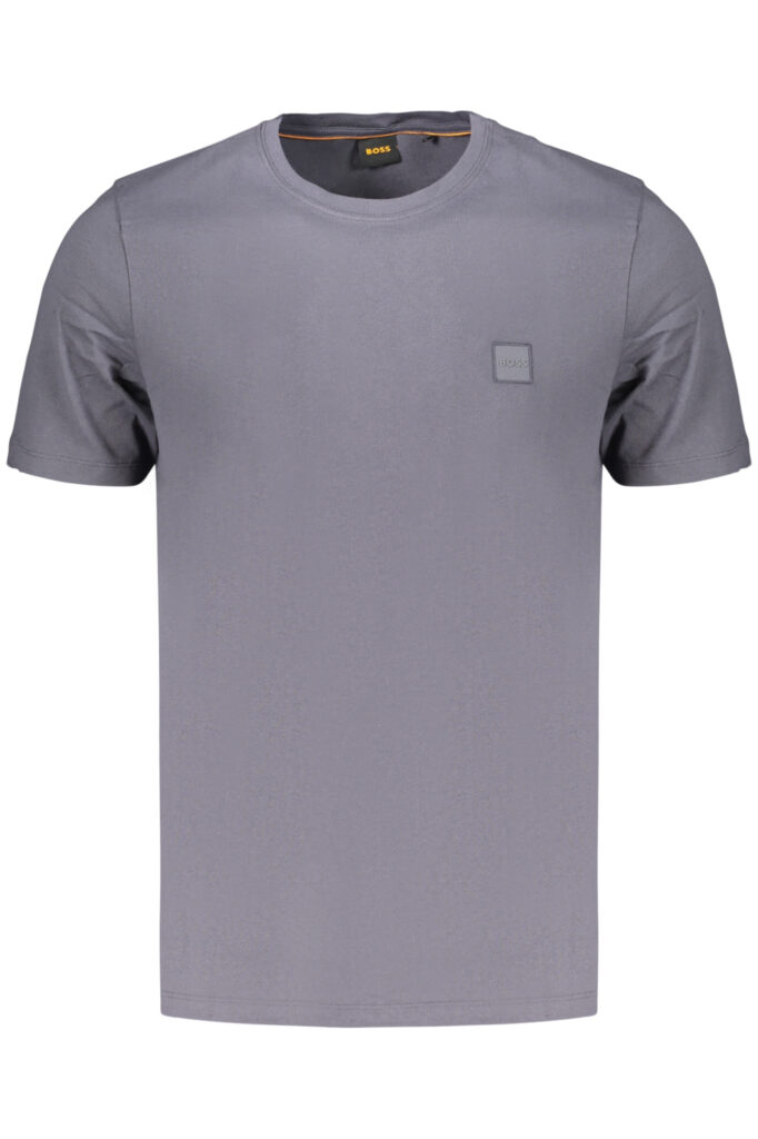 BOSS Herren-T-Shirt mit kurzen Ärmeln, blau