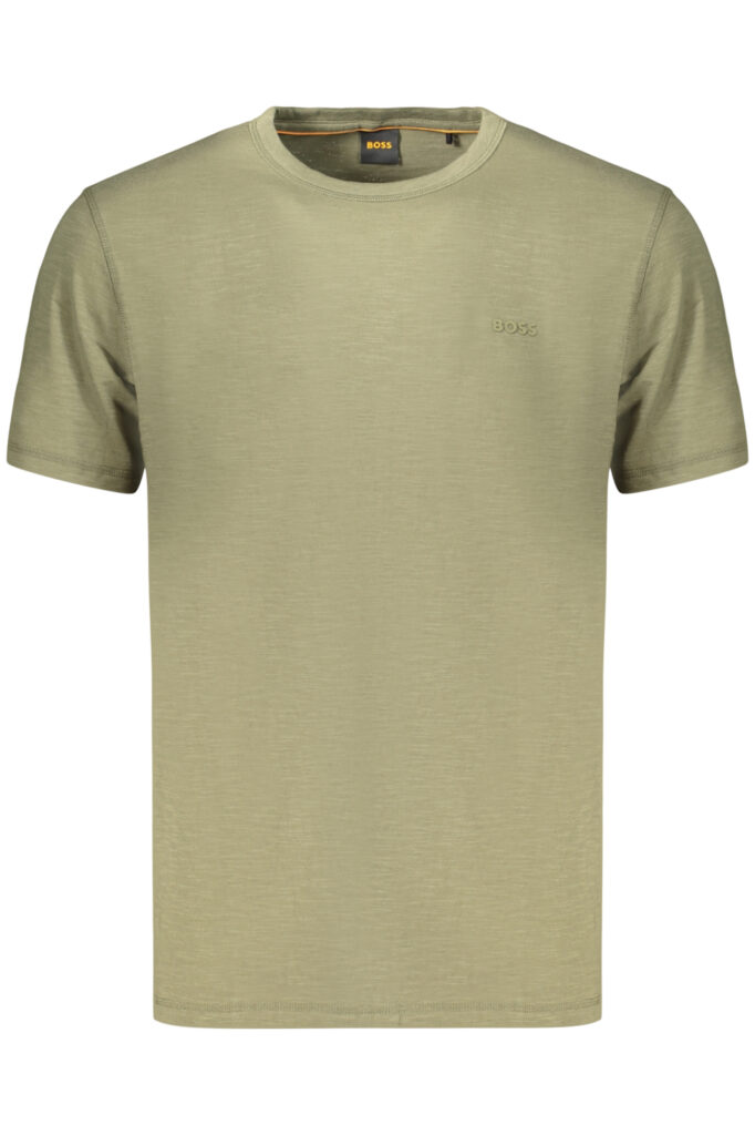 BOSS Herren Kurzarm-T-Shirt Grün