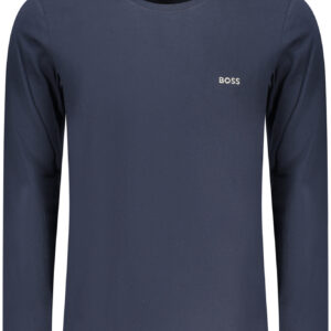 BOSS Herren Langarmshirt, Blau