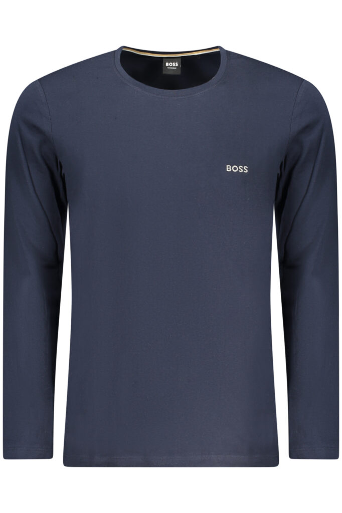 BOSS Herren Langarmshirt, Blau